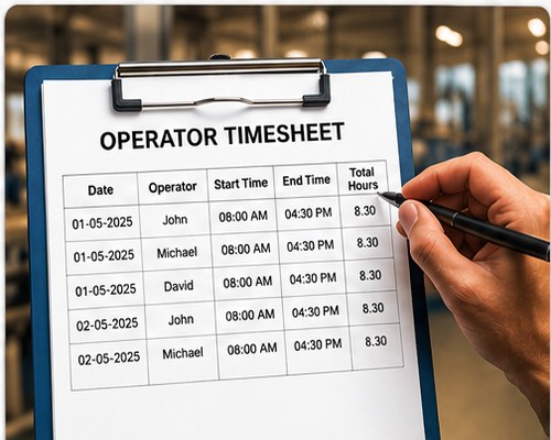 Operator Timesheet