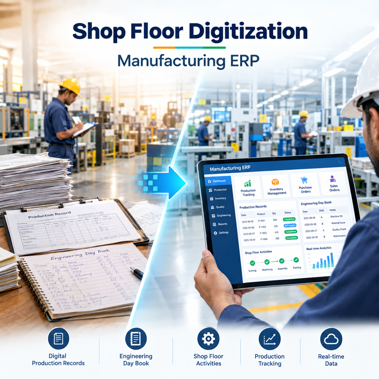 From Paper Day Books to Digital ERP: The Evolution of Shop Floor Documentation