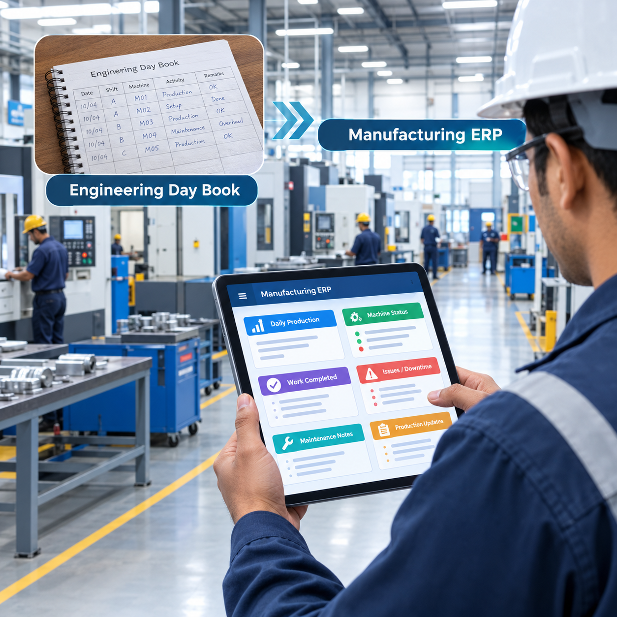 What Is an Engineering Day Book in Manufacturing ERP — And Why Every Plant Needs One